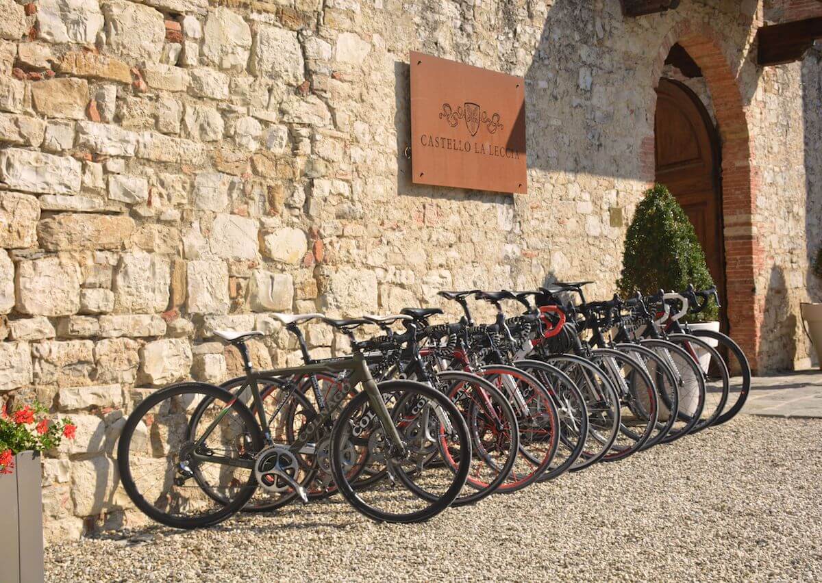Tuscany Bike tours, Vespa trips and classic car tours  start from Castello la Leccia